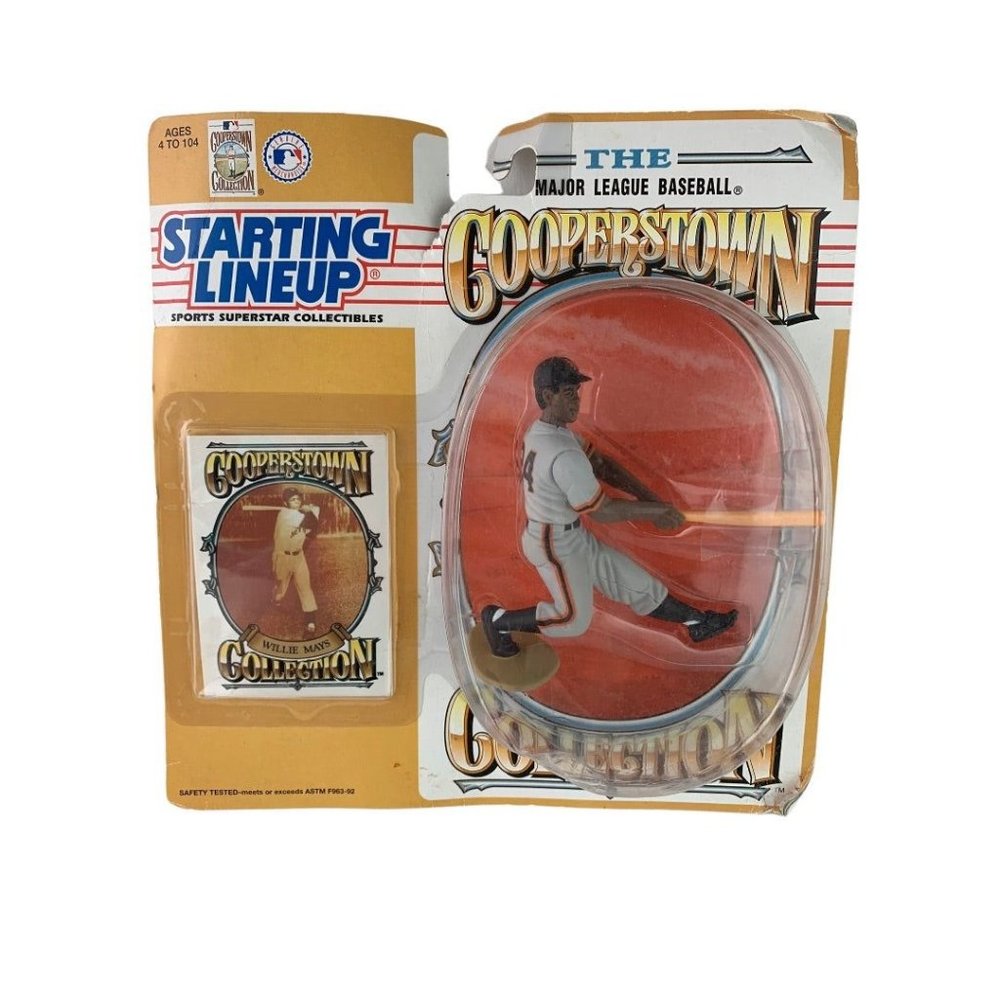Willie Mays 1994 Cooperstown Collection Starting Lineup MLB Figure and Card